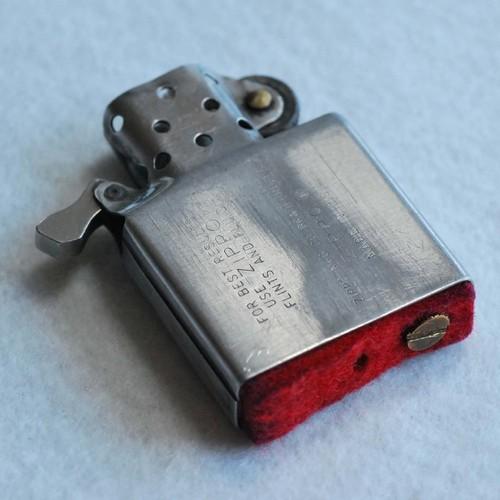 1967年-68年　赤フェルトインサイドユニット【ZIPPO】