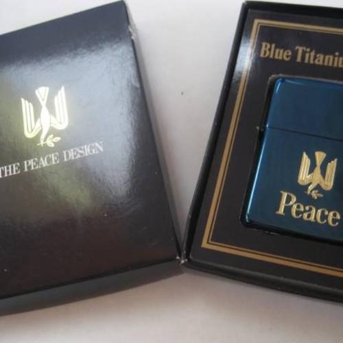 PEACE  Blue Titanium【ZIPPO】