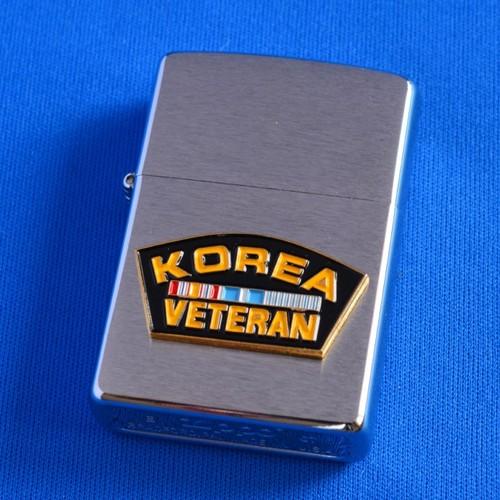 KOREA  VETERAN 　プレート貼り【ZIPPO】