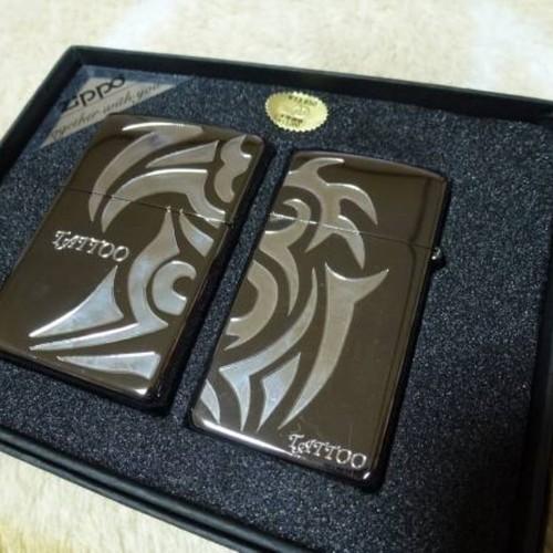 2008年製　 Pair Zippo TATTOO【ZIPPO】