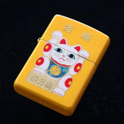 「招運」伝統工芸 招き猫 【ZIPPO】