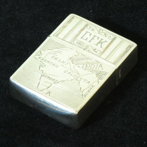 ブラック・クラッケル　シルバー・ケース 【ZIPPO】