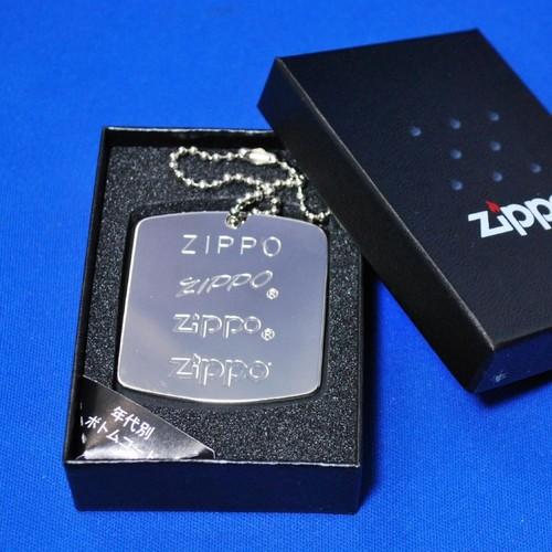 ジッポー年代別　ボトムコード・タグ　シルバー【ZIPPO】