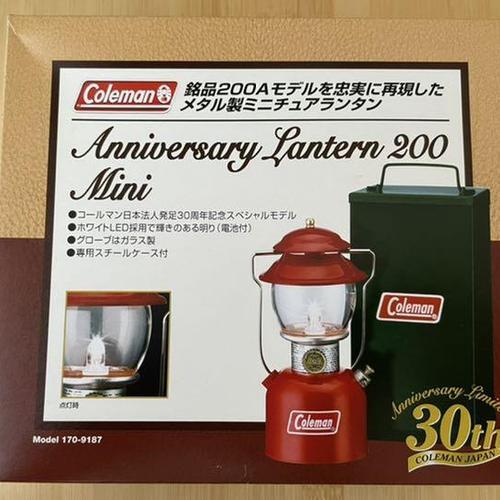 Coleman Anniversary Lantern 200 Mini Model170-9187 1/4 サイズ【コールマン】