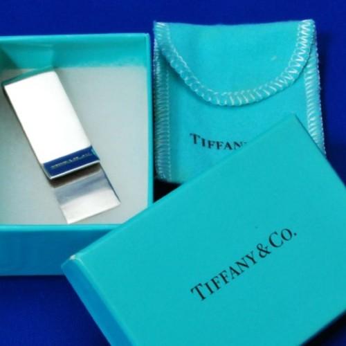 ティファニー  純銀製マネークリップ　【TIFFANY】