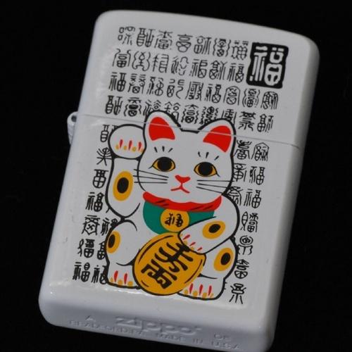 招き猫　福【ZIPPO】