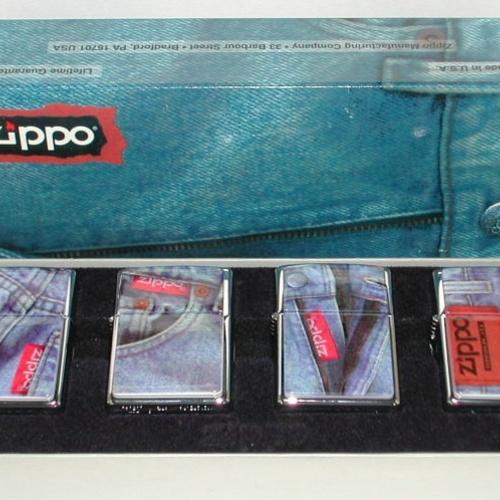 ZIPPO JEANS 4個　Ｔシャツ・セット【ZIPPO】