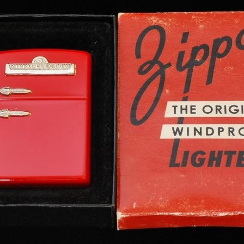 レトロ調　冷蔵庫型　赤【ZIPPO】