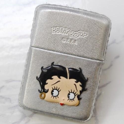 希少カラー！！ベティー　革巻き（銀色）【ZIPPO】