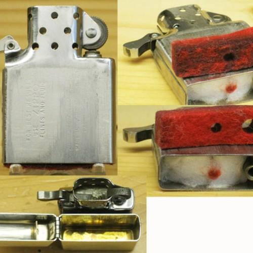 1967年製　プレーン　赤フェルト Ⅱ【ZIPPO】