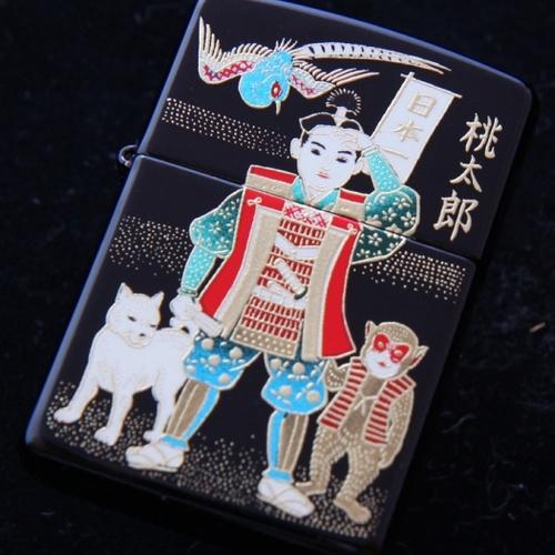 本金蒔絵　桃太郎 【ZIPPO】