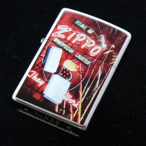 ジッポー社　屋上ネオン看板  【ZIPPO】