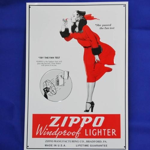 ウインディ・メタルサイン　艶あり！！ 【ZIPPO】