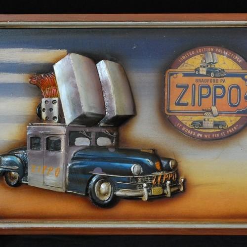 再入荷！！木製ディスプレイ　ジッポーカー　角型（大） 【ZIPPO】