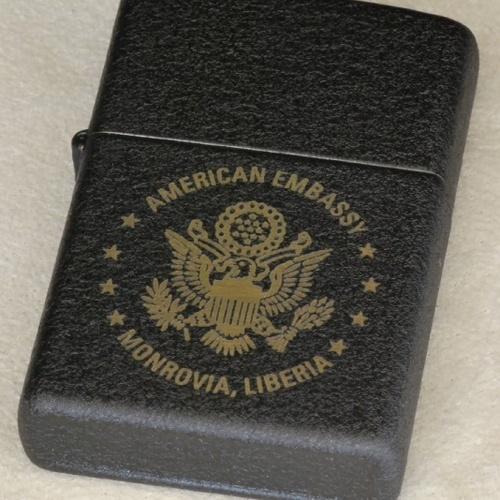 アメリカ大使館　MONROVIA,LIBERIA　【ZIPPO】