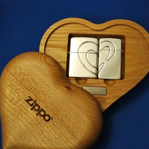 2003年製　 ハート　ペア・ジッポー B【ZIPPO】