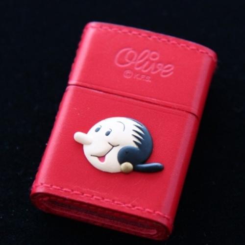 OLIVE　レザーラップ 【ZIPPO】