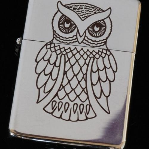 1985年　フクロウorミミズク  【ZIPPO】