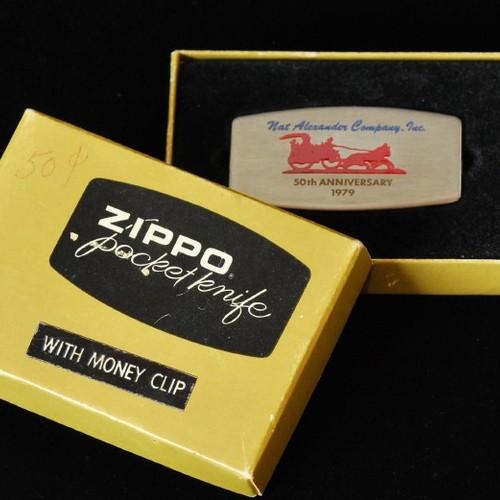 Nat Alexander Company　KNIFE & MONEY CLIP【ZIPPO】