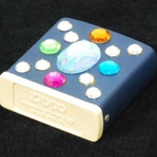 ビーズ装飾　ピルケース【ZIPPO】