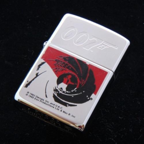 007 ジェームズ・ボンド　オープニング柄　銃口（クローム）【ZIPPO】