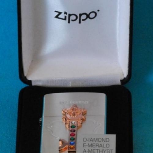 鍵モチーフ　宝石付き 【ZIPPO】