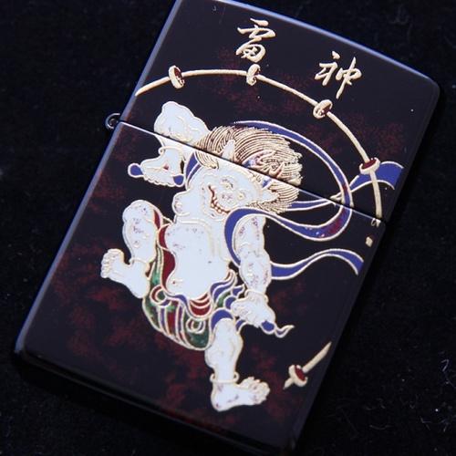 本金蒔絵　雷神 【ZIPPO】