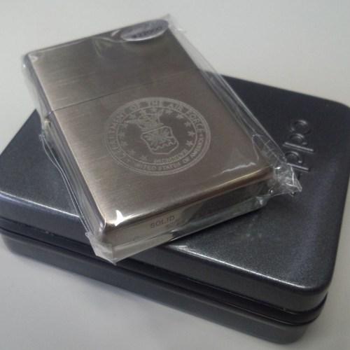 AIR FORCE  Solid Titanium 【ZIPPO】