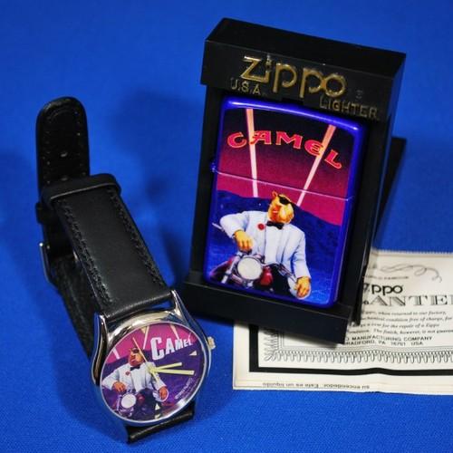 Joe Camel White Tux　時計セット【ZIPPO】