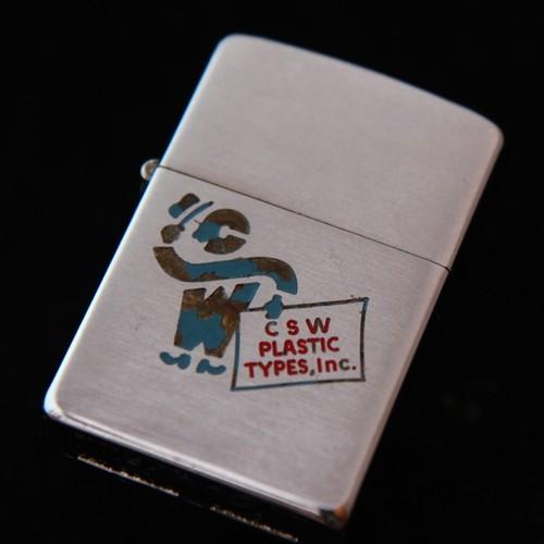 1955年製 CSW  PLASTIC TYPES, Inc.【ZIPPO】