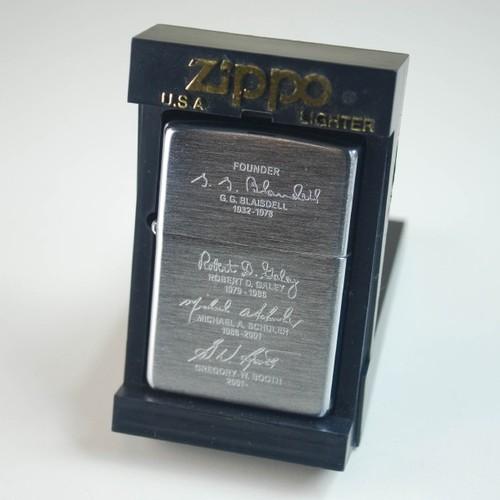 zippo社 歴代社長サイン B【ZIPPO】