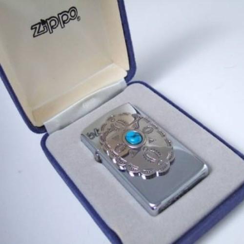 1999年製　 ターコイズ  プレート貼り A【ZIPPO】