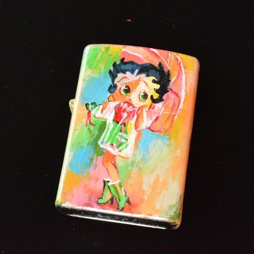 ベティ  ライター＆ 油絵セット　RAIN　【ZIPPO】