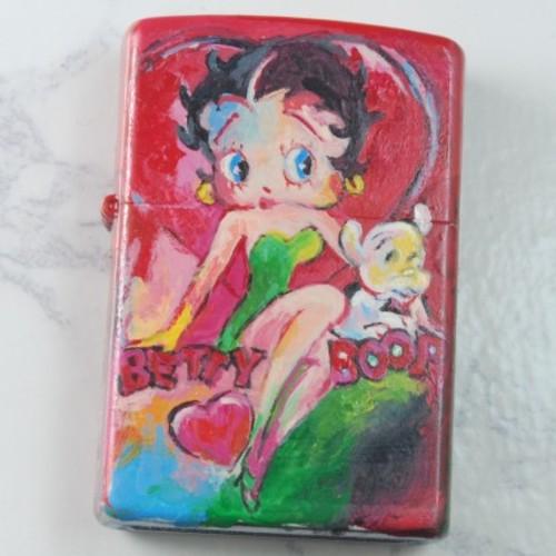 RICHARD WALLICH　ベティ・ブーブ  油絵セット　red heart 【ZIPPO】