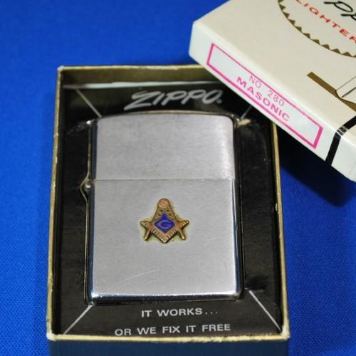 1971年　フリーメイソン ピンズ貼り Ｅ【ZIPPO】