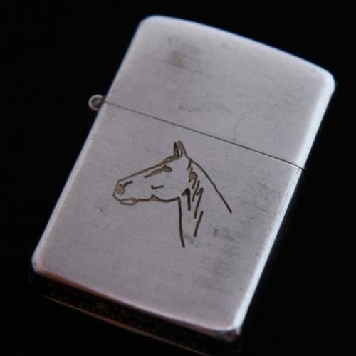 LINE DRAWN　HORSE’S HEAD 【ZIPPO】