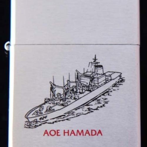 海上自衛隊　補給艦　HAMANA　イラストエラー【ZIPPO】