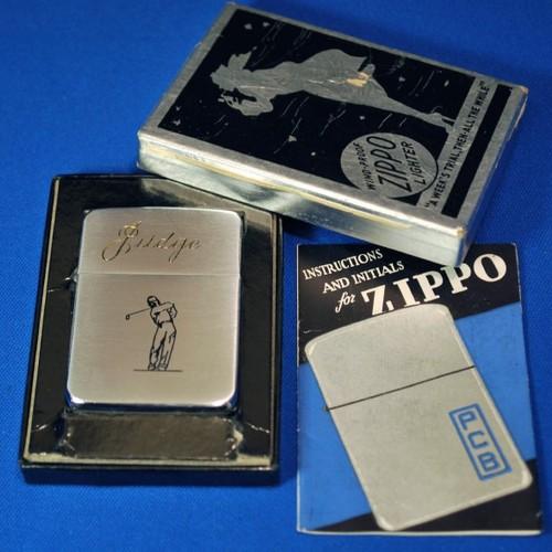 1941’ ROUND GOLFER MIB 【ZIPPO】